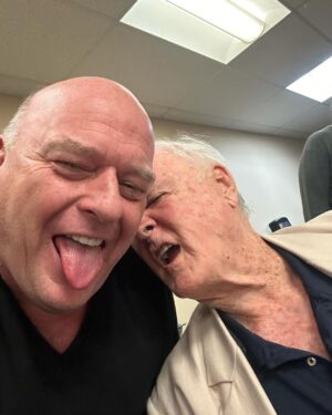 Dean Norris Instagram - Got to hang with comedic🐐
I made John Cleese laugh a couple times and I’ll never be the same.