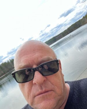 Dean Norris Instagram - Hike around Walden Pond. Serene