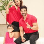 Debina Bonnerjee Instagram - You see those two little girls that’s our heart beating outside our body!!! Valentines from now on is a group of four in love with each-other for infinity ♾️🥰❤️✨🧿 #HappyValentinesDay from us to you all even the ones who are amazingly single and loving life to the fullest 😉
