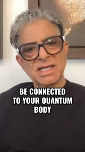 Deepak Chopra Instagram - How you can live in the physical world, but at all times be connected to your quantum body and to the quantum reality which pervades the entire universe.

#quantumbody #deepakchopra #wellbeing #meditation #spiritualgrowth #consciousness #health #science #physics #joy #peace #love