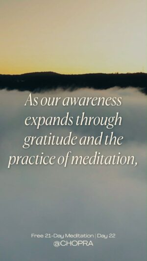 Deepak Chopra Instagram - Affirmations for today: "I find true joy in each present moment." "I express gratitude from my heart." "I live grace in action." 💞

If you are feeling inspired, there’s more to explore on the Chopra App. Join me for "Manifesting Grace Through Gratitude," a FREE 21-Day Meditation available now: https://bit.ly/3FP02p6