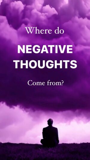 Deepak Chopra Instagram - #AskDeepak

“Where do negative thoughts come from?”

My response:

I assume you mean recurring, intrusive, persistent, negative thoughts. 

They arise from the unconscious thought patterns established by our past thinking habits. 

You can’t change them by trying to push them away or with willpower. 

When you consciously notice a thought, it has arisen to the surface level of the mind, like a bubble that has come up from the bottom of the lake to the surface. 

To change the thought patterns that give rise to negative thoughts, you must go beyond the surface level of the mind to pure consciousness, the source of thought, your true Self. 

When you meditate, you experience this source of thought as your Being. 

Over time, this experience of the source of thought dissolves those deep impressions and frees the mind from negative thoughts.

Love,
Deepak