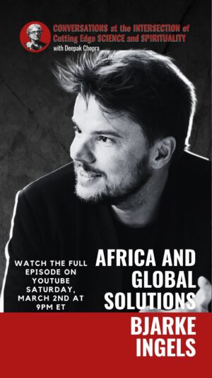 Deepak Chopra Instagram - Dear friends, I hope you'll tune in to this very special 2-part conversation between myself and architect Bjarke Ingels to talk about creative solutions for reversing climate change. It will be airing tomorrow night on The Chopra Well YouTube channel, now linked in my bio. Follow @bjarkeingels @big_builds to see his amazing work.