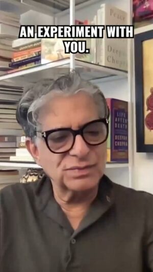 Deepak Chopra Instagram - A simple experiment to know your Divine Self in every experience.

#consciousness #awareness #presence #spirituality #enlightenment #nonduality #selfrealization #meditation #mindfulness #awakening #divine #timeless #infinite #illusion #peace #freedom #joy #love