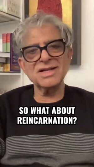 Deepak Chopra Instagram - The Upanishads declare we are never born and yet reconcile this with the notion of reincarnation. What is the reasoning behind this? 

#Upanishads #trueSelf #Atman #nonduality #impermanence #awareness #reincarnation #innerpeace #selfknowledge #timeless