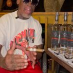 Dennis Rodman Instagram - Official. Vodka. Of. The. Rodman. Bus. Tour.