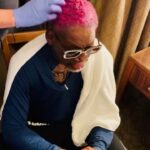 Dennis Rodman Instagram - Who's ready to join me in Rodman's Barber Shop?! Exclusively on @opensea April 11th! 💈