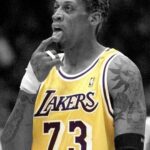 Dennis Rodman Instagram - The. Lakers. Days. #tbt