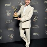 Derek Hough Instagram - Wow! I am incredibly humbled and grateful for this award. Thank you to the @televisionacad for this recognition. I want to start by recognizing the incredible talent of my fellow nominees. Your work inspires me, and it’s an honor to be considered alongside you. A heartfelt thank you to ABC and BBC for continuing to give us a platform to dream, create and perform on. Special thanks to my assistant @chasehaleybowden for always being a positive force in the room. To all the patient dancers who workshopped and allowed me to change things 100 times before eventually arriving on the final piece, and to the @dancingwiththestars pros who executed this piece so beautifully. My dear friend @michaelbuble for creating such an epic song and entrusting me with it. Thank you to the Village Rob Mills Phil Heyes Conrad Green Quinn Lipton Justin Mabardi Valerie Bruce Deena Katz Ray Chu Jospeh McQueen Nick Rosen Without your belief, collaboration and support this wouldn’t have been possible. Exactly one month ago, to the day, my world was shaken. The contrast of that moment with this one couldn’t be starker. It’s a powerful reminder of how quickly life can change. I’m reminded to savor every moment, to cherish every day with the people we love. Being alive is the greatest prize we could ever win. To my wife, @hayley.erbert this one’s for you. The center piece and muse of this dance. This journey, these moments, they are all the more precious because of what we’ve endured together. Thank you to everyone who has been a part of this amazing journey. #emmys @choreographyemmys
