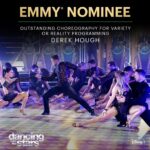 Derek Hough Instagram - Time to do a celebratory dance in honor of @derekhough’s #DWTS #Emmy nomination for Outstanding Choreography for a Variety or Reality Programming! 💜 #EmmyNoms #Emmys