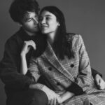 Devin Druid Instagram - happy birthday to my soulmate @anniemarie ❤️❤️ literal love of my life, i’ll never get over how lucky i am b&w pics from @raulromo