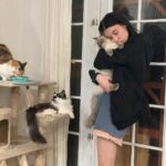 Devin Druid Instagram - 3 years today with the mother of my kitties @anniemarie