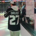 Devin Druid Instagram – POV: you get to walk the ice of @cryptocomarena with the love of your life (@anniemarie) at the @lakings home opener 😍 Crypto.com Arena