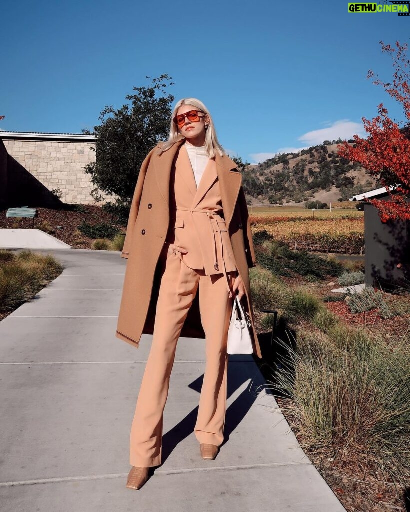 Devon Windsor Instagram - First time in Napa! 🍷 @fsnapavalley #fsnapavalley Four Seasons Resort and Residences Napa Valley