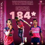 Dhanashree Verma Instagram - You’re a legend Yuzi ♥️ Highest wicket taker in Indian Premiere League 🧿 I always did call you a legend but you would shy away and today I can proudly say that… and this time with a wide smile on your face You’ve given me so much joy today thank you ♥️ Congratulations Yuzvendra Chahal more power to you 🫶🏻