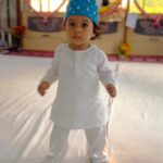 Dheeraj Dhoopar Instagram - 2 milestones achieved: 14 months old today🎂, can walk without support 🚶🏻