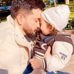 Dheeraj Dhoopar Instagram - To be a parent is to watch your heart walk outside your body 💫♥️ Disneyland Hongkong