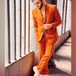 Dheeraj Dhoopar Instagram - #Tatlubaaz promotions Day 1 ! 🧡 Styled by : @kmundhe4442 Shoes : @gucci MUA - @sahil_anand_arora