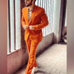 Dheeraj Dhoopar Instagram - #Tatlubaaz promotions Day 1 ! 🧡 Styled by : @kmundhe4442 Shoes : @gucci MUA - @sahil_anand_arora