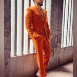 Dheeraj Dhoopar Instagram - #Tatlubaaz promotions Day 1 ! 🧡 Styled by : @kmundhe4442 Shoes : @gucci MUA - @sahil_anand_arora