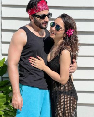 Dheeraj Dhoopar Instagram - Wherever life takes us, my favourite place on earth remains same — it’s being by your side. Happiest Birthday sweetheart ♥️