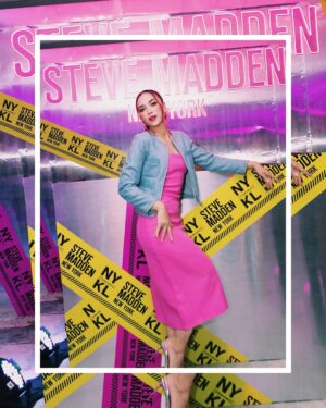 Diana Danielle Instagram - New York meets Kuala Lumpur @stevemaddenmalaysia • @valiram 💅🏻 

Outfit by @threeseestudio styled by @san_singh7