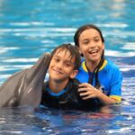 Diana Danielle Instagram – Unforgettable experience with Simba the dolphin at the @balimarinepark with my little family 🥲 The kids were so happy!!! 

Don’t miss this spot when you’re down in Bali – up close and personal with these sweet & intelligent creatures. 

Thank you for the memorable moments @balimarinepark, and #romantikaastro & @cogearproductions for setting up a special slot for us to enjoy Bali like we’ve never done before ❤️🤝