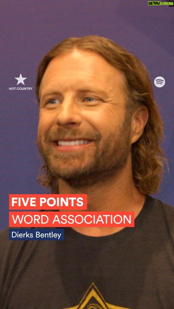 Dierks Bentley Instagram - @dierksbentley was quick with his responses during his game of #FivePoints from Spotify House at CMA Fest ⛱️✈️