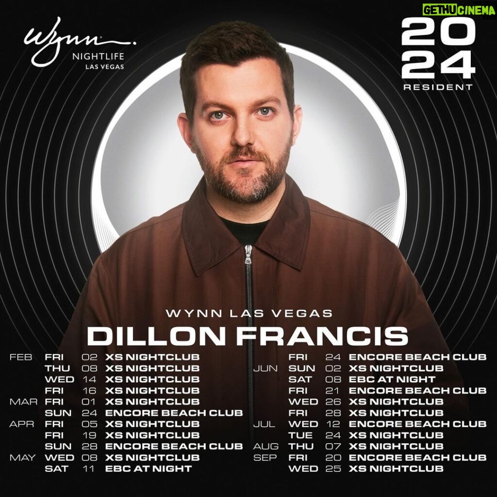 Dillon Francis Instagram - @DillonFrancis returns for his 2024 Wynn Nightlife residency. Don’t miss out on the unstoppable days at #EncoreBeachClub and unforgettable nights at #XSLasVegas! Wynn Las Vegas