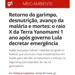 Dira Paes Instagram - Isso é inaceitável. A vida tem pressa, a saúde tem pressa, a nutrição tem pressa e a retirada definitiva dos garimpos das terras indígenas é URGENTE. A questão Yanomami deve ser prioridade para o governo e sociedade. Tivemos antes um projeto sombrio de destruição dos povos originários, mas isso não pode permanecer. É estarrecedor que pouca coisa tenha mudado e que criminosos continuem avançando e dizimando terras, águas, vegetação e povo. Confiante que a situação seja tratada como prioridade, mas não podemos descansar. Estamos de olho e vamos continuar cobrando.