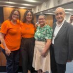 Dira Paes Instagram - Foi lindo e emocionante o evento de celebração pelos 20 anos de atuação do MHud. Um dia inteiro de contato, vivências e proximidade com algumas das pessoas mais nobres na atuação pelos direitos humanos. Estiveram conosco, o assessor especial do Governo Federal e 1° Ministro dos Direitos Humanos Nilmário Miranda; nosso mestre Leonardo Boff e sua esposa e grande ativista Marcia Miranda; Dom José Azcona, bispo do Marajó; Irmã Marie Henriqueta, ambos combatentes incansáveis contra a exploração sexual de jovens e crianças na Ilha de Marajó; Dona Marinete Franco, Deputada Marina Santos, do MST que nos premiou; Dona Maria Joelma, uma mulher de coragem e de liderança de Rondon do Pará, Dona Marinete Franco, Grupo Palco da Vida e tantos outros nomes que estão na linha de frente contra a violação dos direitos humanos no Brasil. Celebrar os 20 anos do @movimentohumanospordireitos é celebrar também tantas outras vidas que foram beneficiadas pelos direitos da natureza e dos homens. Que um dia a gente não precise gritar tanto para sermos ouvidos, mas até lá, seguimos juntas e juntos na atuação pela dignidade humana. Obrigada a todos os nossos integrantes e amigos do MHuD.