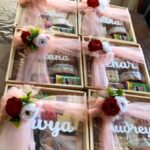 Divya Agarwal Instagram - thank you to @pack_amore @preranasalechha For making personalised gift for me and my bridesmaids ❤️