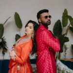 Divya Agarwal Instagram - Actress @divyaagarwal_official and restaurateur @apurva.insta are all set to tie the knot in Mumbai on 20th February. Ahead of their nuptials, Divya and Apurva did an editorial shoot with WeddingSutra at Cafe Panama. Nine years ago, their eyes met across a Navi Mumbai lounge. Today, their hearts beat as one, ready to embark on their happily ever after. ✨ Get ready for an at-home wedding that's both simple & stunning, blending Maharashtrian and Punjabi cultures like a perfectly spiced chai, (Divya's favourite beverage)! Swipe left for a sneak peek of their shoot curated by WeddingSutra that captures their love story, from the spark of connection to the warmth of commitment. Couple: @divyaagarwal_official and @apurva.insta Venue: @cafepanamamumbai Photographer: @thephotolabin PR Managed by: @ajcommunications_ Makeup: @dishisanghvii Hair By: @sarahsayedd16 Styled by @stylingbyvictor @sohail__mughal___ Divya’s Outfit: @gopivaiddesigns Apurva’s Outfit: @_richaahluwalia Accessories @aulerthofficial Wedding planner: @audiciousentertainment #divyaagarwal #weddingsutra #apurvapadgaonkar #weddingsutrashoot #cafepanama #divyagarwalfans #cocokibaico Café Panama Mumbai