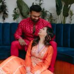 Divya Agarwal Instagram - Actress @divyaagarwal_official and restaurateur @apurva.insta are all set to tie the knot in Mumbai on 20th February. Ahead of their nuptials, Divya and Apurva did an editorial shoot with WeddingSutra at Cafe Panama. Nine years ago, their eyes met across a Navi Mumbai lounge. Today, their hearts beat as one, ready to embark on their happily ever after. ✨ Get ready for an at-home wedding that's both simple & stunning, blending Maharashtrian and Punjabi cultures like a perfectly spiced chai, (Divya's favourite beverage)! Swipe left for a sneak peek of their shoot curated by WeddingSutra that captures their love story, from the spark of connection to the warmth of commitment. Couple: @divyaagarwal_official and @apurva.insta Venue: @cafepanamamumbai Photographer: @thephotolabin PR Managed by: @ajcommunications_ Makeup: @dishisanghvii Hair By: @sarahsayedd16 Styled by @stylingbyvictor @sohail__mughal___ Divya’s Outfit: @gopivaiddesigns Apurva’s Outfit: @_richaahluwalia Accessories @aulerthofficial Wedding planner: @audiciousentertainment #divyaagarwal #weddingsutra #apurvapadgaonkar #weddingsutrashoot #cafepanama #divyagarwalfans #cocokibaico Café Panama Mumbai