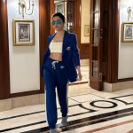 Divya Khosla Kumar Instagram - So much fun & excitement promoting #Yaariyan2 at @motogpbharat Wearing @gucci x adidas💙 Hmu @anubhadawar @sabina_hairstylist_mua #divyakhoslakumar