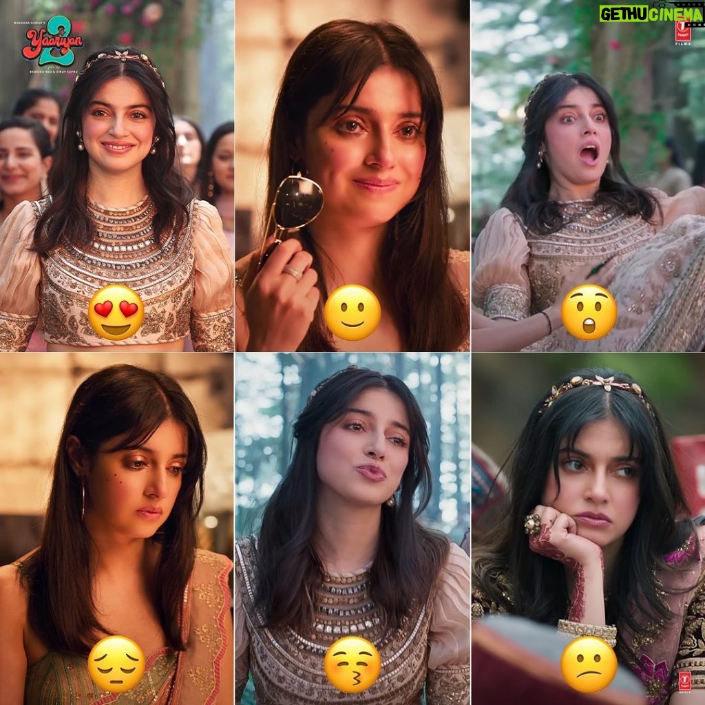 Divya Khosla Kumar Instagram - Which mood of Ladli are you in today? Comment the emoji and let me know 😇 #Yaariyan2 #Ladli #Divyakhoslakumar