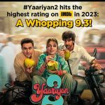 Divya Khosla Kumar Instagram - #yaariyan2 gets the highest IMDB ratings amongst Hindi film of 2023 🥳 …. Book your tickets Jaldi jaldi with all your yaars 🥰