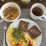 Dolph Lundgren Instagram - My new breakfast obsession. 4 eggs, toasted German fitness bread, cereal. 35 + grams of protein, resets your fat burning cycle. 👌