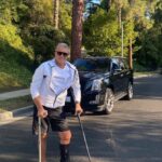 Dolph Lundgren Instagram – Less than 2 weeks with my favorite crutches. Gotta test that bionic ankle. 👊