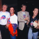 Dolph Lundgren Instagram - The opening of the first Planet Hollywood in Hong Kong. I made 5 movies with each of these gentlemen. Which one were we all in together? 👊