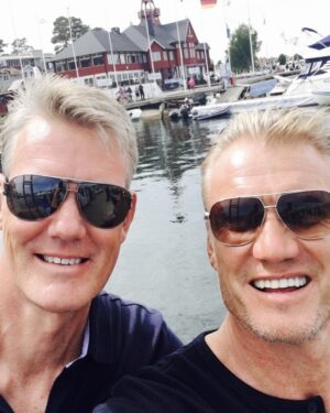Dolph Lundgren Instagram - Yep, family is Number One. Luv ya, bro! 👊