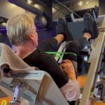 Dolph Lundgren Instagram - Part of my ankle rehab. Yesterday’s leg press. I add a band around my knees for extra glute activation. Slow and controlled movement. After an injury the lower extremities it’s important to improve strength and function of the entire lower body.