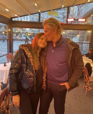 Dolph Lundgren Instagram - Spent some great days with my beautiful daughter Greta in Stockholm, Sweden. I miss her already. 💙