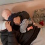 Dominic Purcell Instagram – #dublinireland Ireland 🇮🇪 #ufc future champ Lachlan purcell. …. Getting smacked around by my nephew. I tapped but the little bastard bit my finger. 😂❤️ Dublin, Ireland