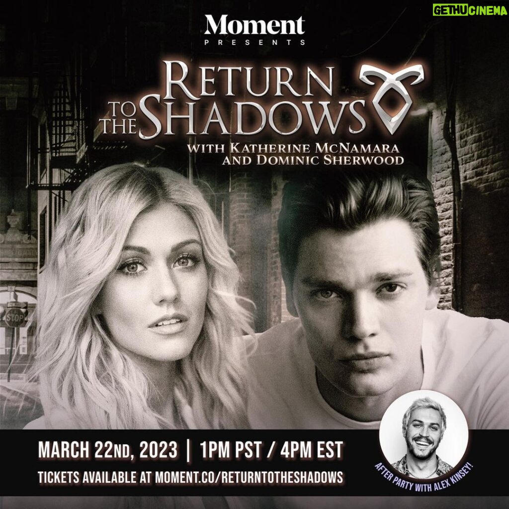 Dominic Sherwood Instagram - The last episode of @returntotheshadows is fast approaching. We are doing a live episode with special guest @alexkinsey can’t wait to see you all there. Xx Link in bio.