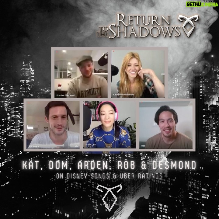 Dominic Sherwood Instagram - A very special #partnertrack episode of #returntotheshadows this week! Get a sneak peak into the onset shenanigans with some of my favourite people @arden_cho @rob.heaps @deschiam @kat.mcnamara Thank you guys for coming on. Always such a pleasure. Make sure to check out #partnertrack on @netflix NOW!!!