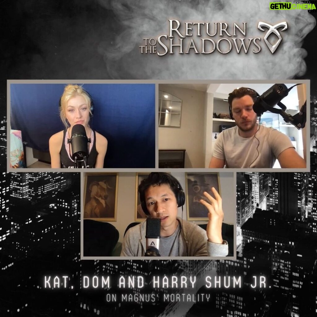 Dominic Sherwood Instagram - Don't miss the one and only @harryshumjr on @returntotheshadows Everywhere you get your podcasts. Its always a pleasure to listen to Harry speak so insightfully about this buisiness and the show (and of course the character we all know and love) Enjoy!! @iheartradio @propagatecontent