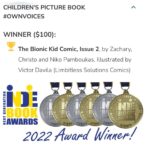 Dominic Sherwood Instagram - This is so excited. The comic book that @_thebionickid wrote has won and #indiebookaward! I couldn’t be prouder of this team and what they achieve daily!! The hard work and love they put into everything is truly inspiring! @limbitless3d as always, thank you for all that you do!! Be sure to share how proud you are on @_thebionickid page!! #payitforward