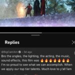 Dominique Barrett Instagram - Thank you all support for #StrangeBlades ❤️🏆⚔️🎥 me & the team worked extremely hard to bring this vision to the screen ❤️ full film is on the KING VADER YouTube channel Art by: @casselloudvin
