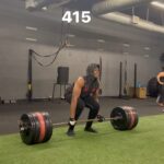 Dominique Barrett Instagram - 415 is the new PR 🔥 Probably the hardest thing to do in the gym for me is deadlift .. it’s a full body challenge & it’s very much mental as well . I didn’t show the first 3 takes because of obvious reasons Hahaha 🤣 I legit couldn’t move the bar .. well every time I tried I got it a little off the ground … but I knew I wasn’t giving my 100% .. my trainer knew too .. he told me I had to be aggressive. shoutout to my trainer @_the_200lb_down_don_ for pushing my limits . #kingvader